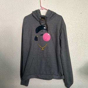 XXL Ken Griffey Jr hoodie sweatshirt Mariners dark grey. Baseballism
